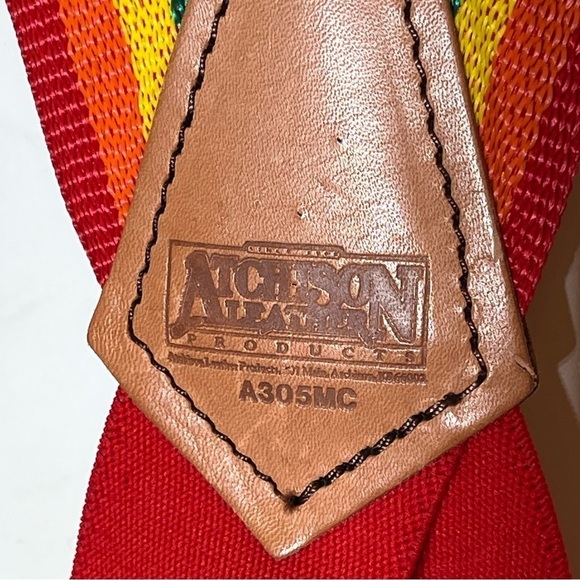 Atchison Leather And Canvas Rainbow Suspenders A305MC - Picture 7 of 7